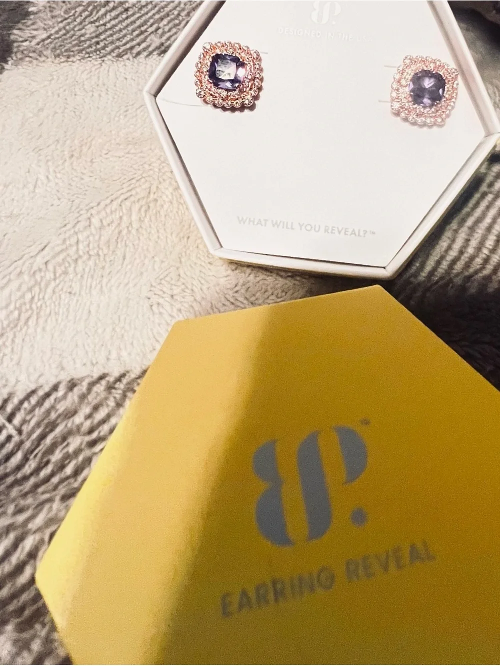 Bomb Party Rose Gold Stud Earrings